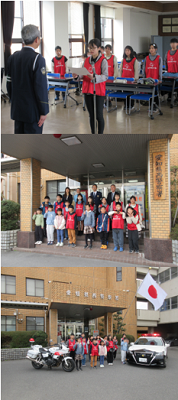 団員による感謝のことば、集合写真