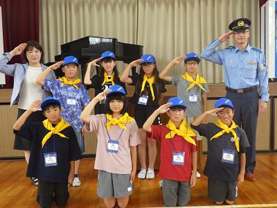 令和7年度の防犯少年団を委嘱しました。