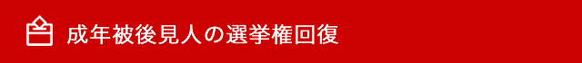 成年被後見人の選挙権回復画像