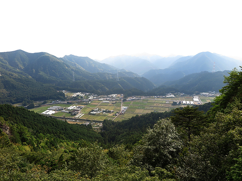 白鳥山帝岩からの眺望