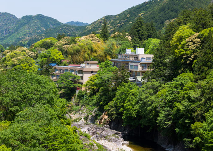 拠点湯谷温泉の魅力を写した写真