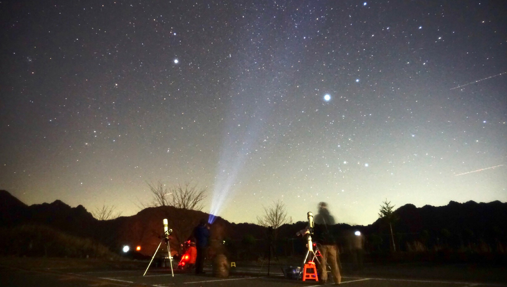 奥三河の星空の写真