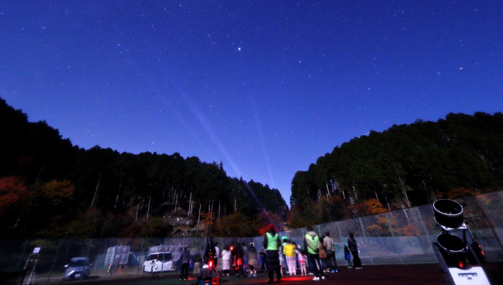 奥三河の星空の写真