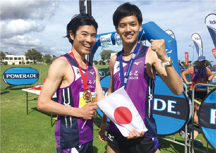マラソンで海外留学