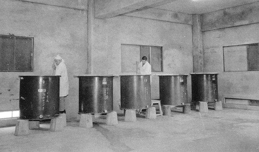 昭和37年頃の本社工場内部の写真２
