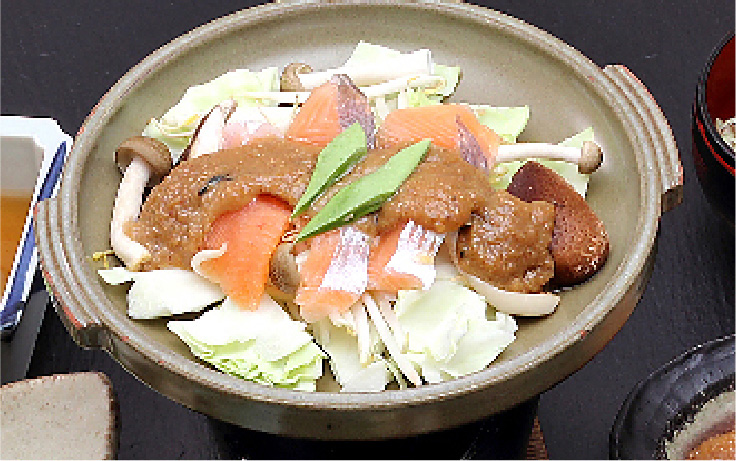 ヒメマスの鍋料理