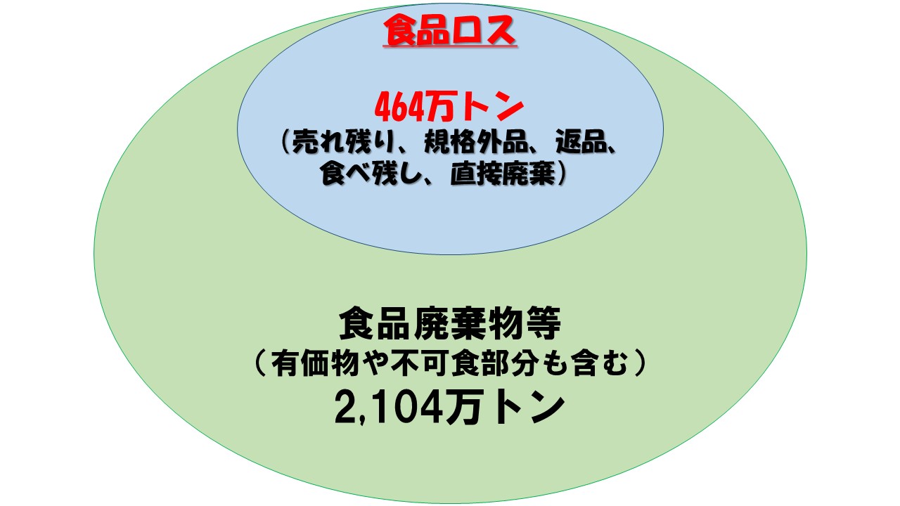 食品ロス発生量グラフ