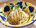 シラスのおろしスパゲッティ