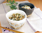 ワカメ入り混ぜご飯