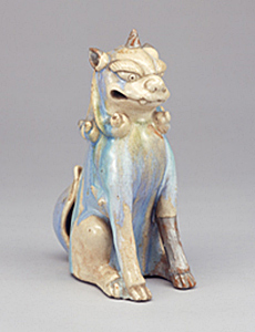 灰釉狛犬 吽