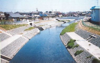 一宮市での河道改修状況