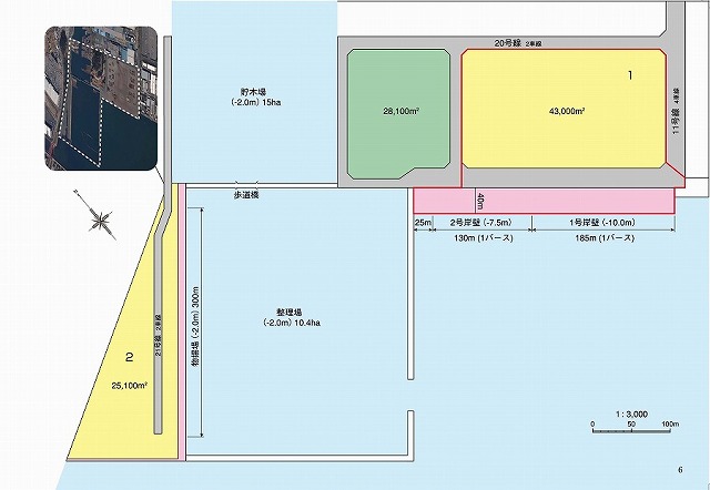 浜町ふ頭地区概要図