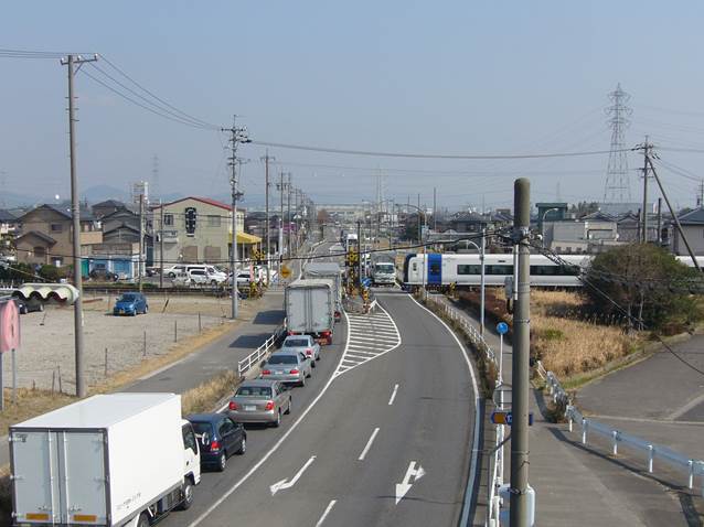 一般国道155号渋滞状況