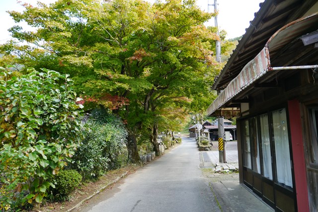 民家と表参道