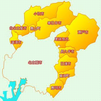 尾張建設事務所の管轄市町