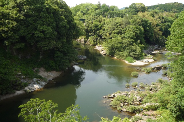 川の合流地点