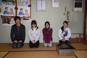 全員揃って「御挨拶」
