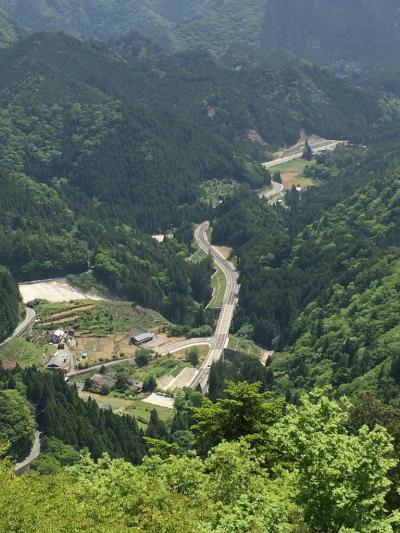 設楽バイパスの遠景写真