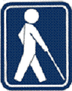 盲人を表示する国際シンボルマーク