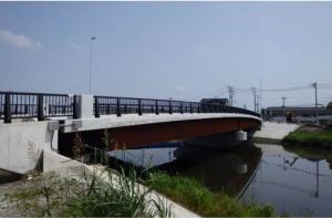 稲沢市にて西光橋の改築を完了