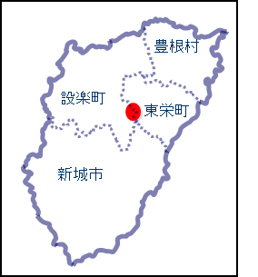 一般国道473号(設楽町神田・東栄町月地内)位置図