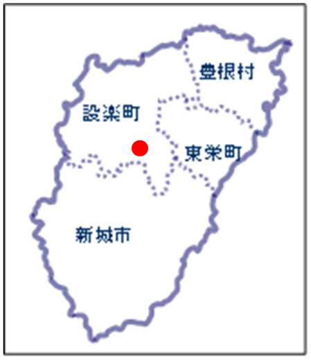 一般国道257号の位置図