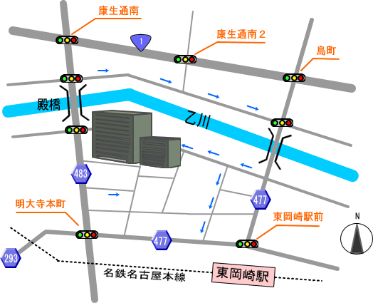 西三河総合庁舎交通案内