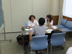 個別相談会の様子
