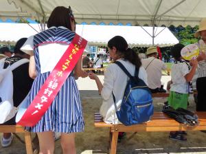 荒子公園での啓発