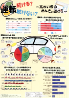 運転続ける？続けない？～高れい者のめんきょ返のう～