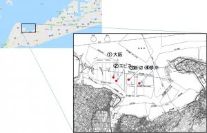 調査地点図