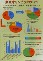 東京オリンピック２０２１ ニュースから学び、主張する！中学生の意見！！