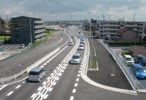 名古屋津島線バイパス整備後の様子（大治・七宝工区）