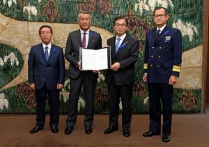 船舶による災害時輸送協定締結