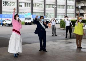 夏の交通安全県民運動出発式