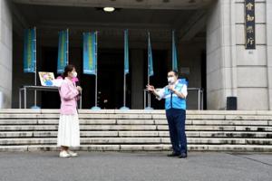 夏の安全なまちづくり県民運動パトロール隊出発式②