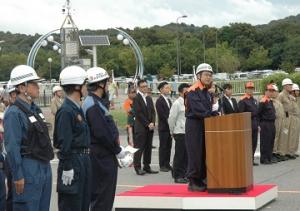 愛知県・岡崎市総合防災訓練（実働訓練）を行いました