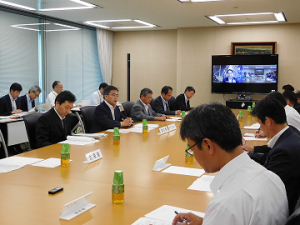 全国知事会「円高是正・デフレ対策プロジェクトチーム」会議に出席しました