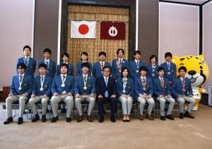 第４５回技能五輪国際大会入賞者へ愛知県知事表彰を行いました