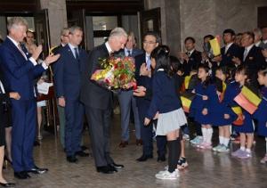 ベルギー国王陛下が愛知県庁を訪問されました
