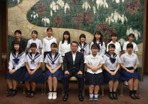 京畿道、バンコク都へ派遣する愛知県高校生訪問団の知事表敬訪問