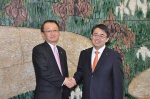 株式会社オティックスの表敬訪問