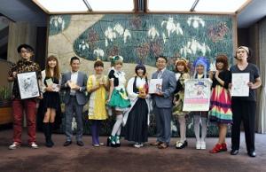 「大ぽぷかる展」出演者・出展者、愛知ＰＲコスプレ大使の表敬訪問