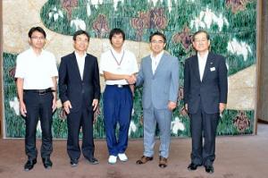 第45回国際化学オリンピックロシア大会銀メダル受賞者の表敬訪問