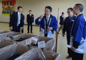 知事が「新ノリ」をＰＲ