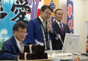 知事が「新ノリ」をＰＲ