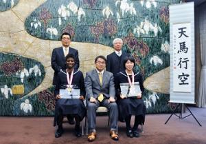全国高等学校バスケットボール選抜優勝大会優勝校の知事表敬訪問