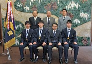 全日本バレーボール高等学校選手権大会優勝校の知事表敬訪問