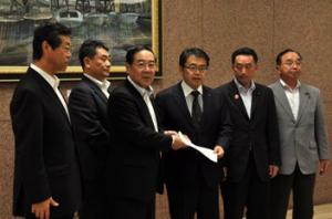 平成24年5月16日 岩手県議会からの災害廃棄物の広域処理協力要請