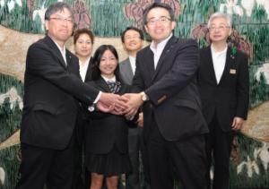 平成24年5月9日 ロンドンオリンピック体操女子日本代表の表敬訪問